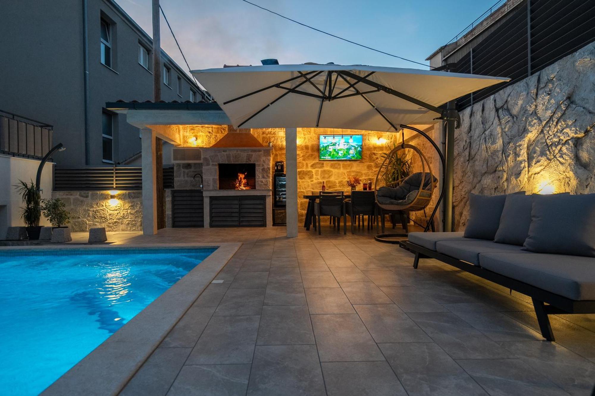 Adam apartments Stobrec Bagian luar foto