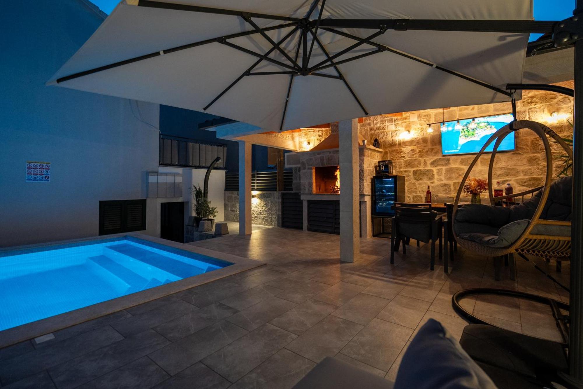 Adam apartments Stobrec Bagian luar foto